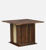 Reed Sheesham Wood 4 Dining Set with Bench in Provincial Teak Finish Reed Sheesham Wood 4 Dining Set with Bench in Provincial Teak Finish