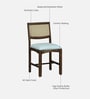 Reed Sheesham Wood 4 Dining Set with Bench in Provincial Teak Finish Reed Sheesham Wood 4 Dining Set with Bench in Provincial Teak Finish