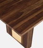 Reed Sheesham Wood 6 Seater Dining Table In Provincial Teak Finish