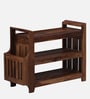 Tobaj Sheesham Wood Shoe Rack With Seating in Scratch Resistant Rustic Teak Finish
