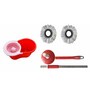 Reflection Red Easy Magic Floor Mop 360  with Plastic Dryer
