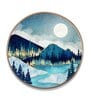 Plastic Drawings Blue Canvas Framed Wall Plates
