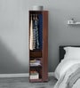 Regal 1 Door Wardrobe in Walnut Suede Finish Regal 1 Door Wardrobe in Walnut Suede Finish
