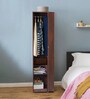 Regal 1 Door Wardrobe in Walnut Suede Finish Regal 1 Door Wardrobe in Walnut Suede Finish