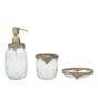 Regal Brass Accents Bathroom Set in Antique Gold Finish