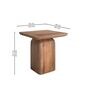 Regal End Table In Walnut Finish