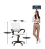 Regal Ergonomic Chair in Grey Colour
