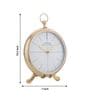 Regal Gold Aluminium Table Clock