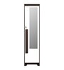 Regal Grand 1 Door Wardrobe in Walnut & White Finish with Mirror