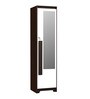 Regal Grand 1 Door Wardrobe in Walnut & White Finish with Mirror
