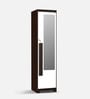 Regal Grand 1 Door Wardrobe in Walnut & White Finish with Mirror