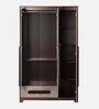 Regal Grand 3 Door Wardrobe in Walnut marble Finish with Mirror