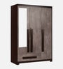 Regal Grand 3 Door Wardrobe in Walnut marble Finish with Mirror