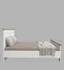 Regal King Size Bed  In Mist White Finish