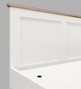 Regal King Size Bed  In Mist White Finish