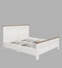 Regal King Size Bed  In Mist White Finish