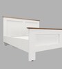 Regal King Size Bed  In Mist White Finish