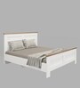 Regal King Size Bed  In Mist White Finish