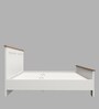 Regal Queen Size Bed  In Mist White Finish