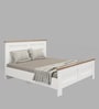 Regal Queen Size Bed  In Mist White Finish