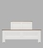 Regal Queen Size Bed  In Mist White Finish