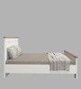 Regal Queen Size Bed  In Mist White Finish