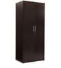 Regal Two Door Wardrobe in Smoke Black Wood Colour