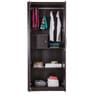 Regal Two Door Wardrobe in Smoke Black Wood Colour