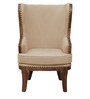 Regal Wing Chair in Off-white Colour