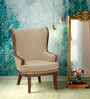 Regal Wing Chair in Off-white Colour