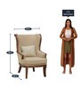 Regal Wing Chair in Off-white Colour