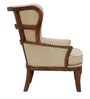 Regal Wing Chair in Off-white Colour