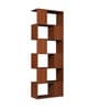 Regalia Brown Colour Bookshelf In Walnut Finish With 6 Tier