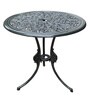 Regalia Metal Outdoor Coffee Table in Grey Finish