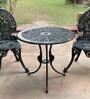 Regalia Metal Outdoor Coffee Table in Grey Finish