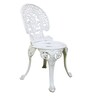 Regalia Metal Table and Chair Set in White Finish
