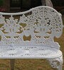 Regalia Metal Patio Chair in White Finish