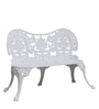 Regalia Metal Patio Chair in White Finish