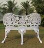 Regalia Metal Patio Chair in White Finish