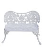 Regalia Metal Patio Chair in White Finish
