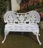 Regalia Metal Patio Chair in White Finish