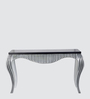 Regat Solid Wood Console Table in Silver Brown Finish