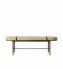 Regent Strap Bench In Beige Color