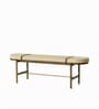 Regent Strap Bench In Beige Color