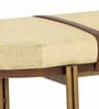 Regent Strap Bench In Beige Color