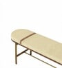 Regent Strap Bench In Beige Color