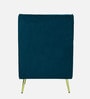 Regent Velvet Wing Chair in Teal Blue Colour