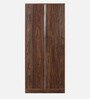 Reha 2 Door Wardrobe in Dark Walnut Finish Reha 2 Door Wardrobe in Dark Walnut Finish
