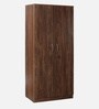 Reha 2 Door Wardrobe in Dark Walnut Finish Reha 2 Door Wardrobe in Dark Walnut Finish