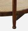 Reinbek Sheesham Wood Coffee Table In Provincial Teak Finish With Glass Top
